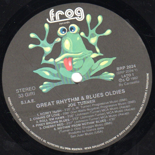 Joe Turner* : Great Rhythm & Blues Oldies (LP)
