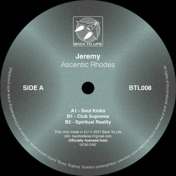 Jeremy (2) : Ascentic Rhodes (12", RE)