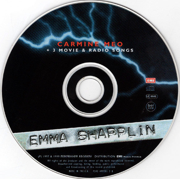 Emma Shapplin : Carmine Meo + 3 Movie & Radio Songs (CD, Album, RE)