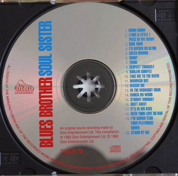 Various : Blues Brother Soul Sister (CD, Album, Comp)