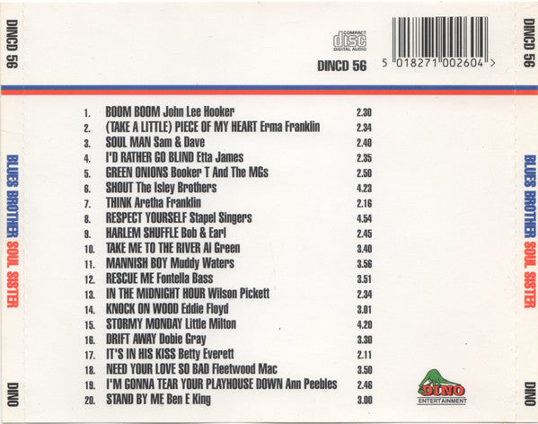 Various : Blues Brother Soul Sister (CD, Album, Comp)