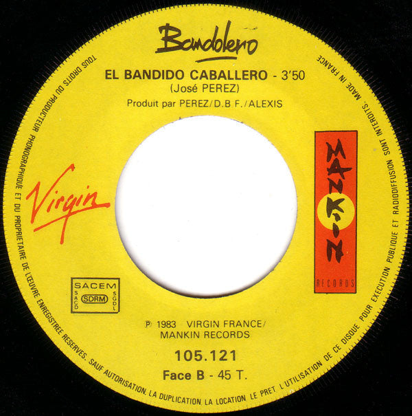 Bandolero : Paris Latino / El Bandido Caballero (7", Single)