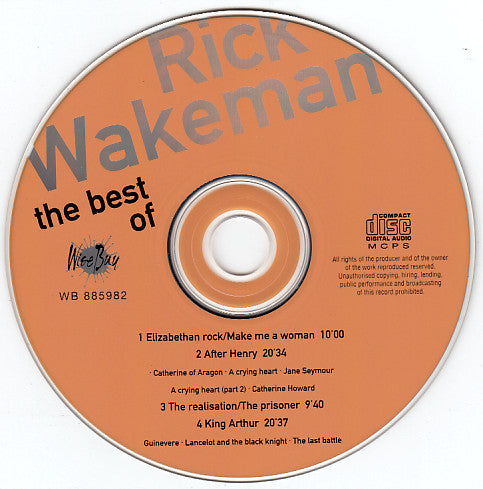 Rick Wakeman : The Best Of Rick Wakeman (CD, Album)