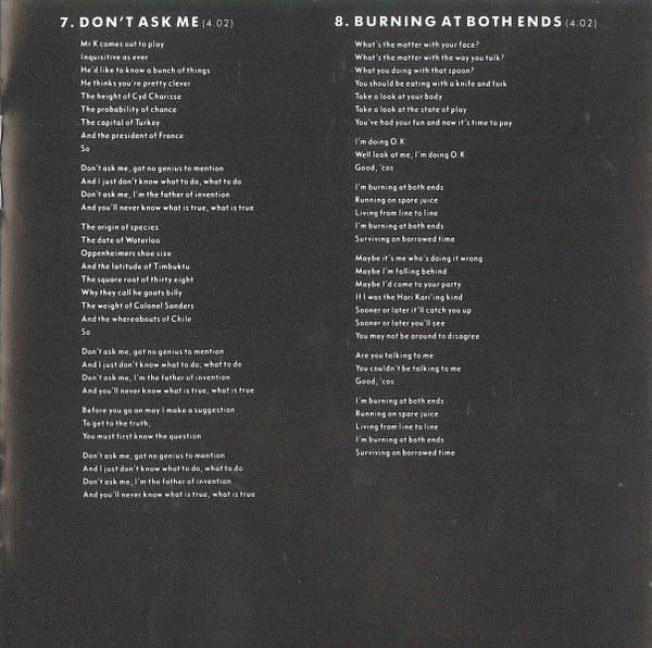 Nik Kershaw : The Works (CD, Album)