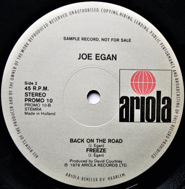 Sky (4) / Joe Egan : Sample Record (12", Promo)