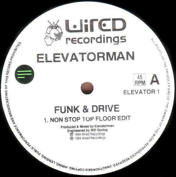 Elevatorman : Funk & Drive (The Mixes) (2x12")