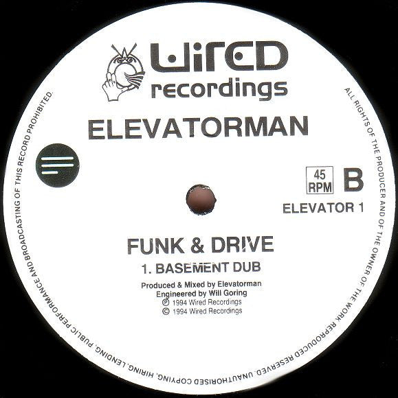 Elevatorman : Funk & Drive (The Mixes) (2x12")