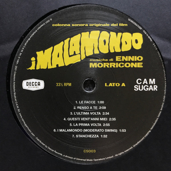 Ennio Morricone : I Malamondo (2xLP, Album, RE, RM)