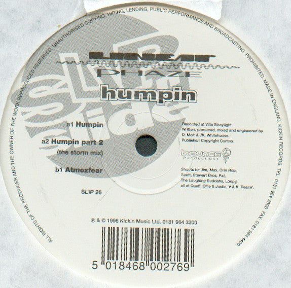 Linear Phaze : Humpin (12")