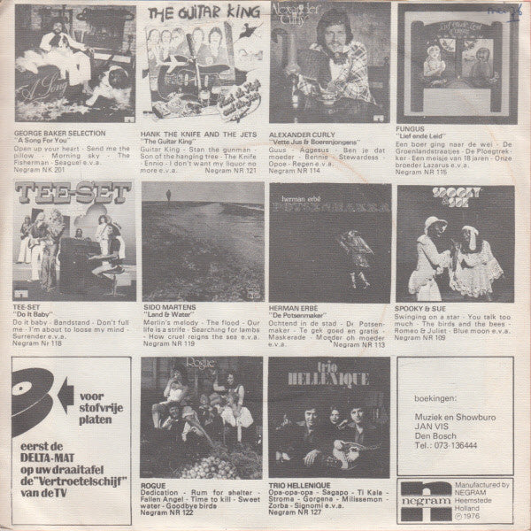 Silvio (3) : Angie My Love (7", Single)