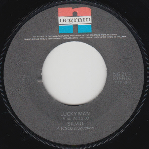 Silvio (3) : Angie My Love (7", Single)