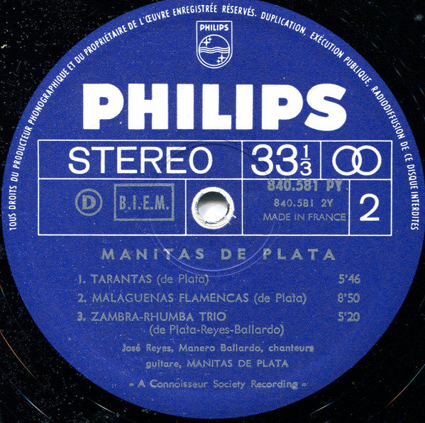 Manitas De Plata : Manitas De Plata (LP)