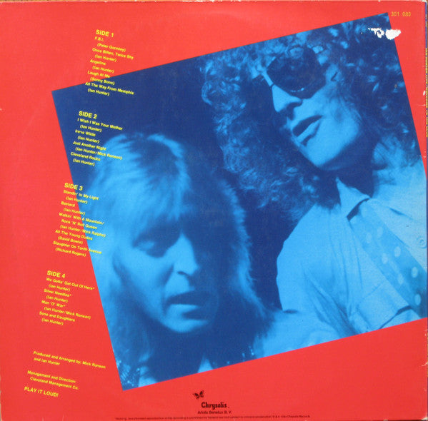 Ian Hunter : Welcome To The Club - Live (2xLP, Album, Gat)