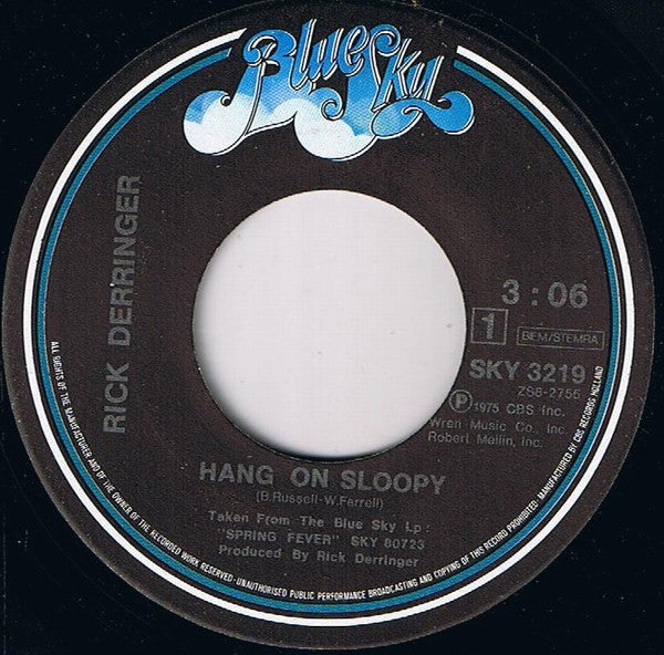 Rick Derringer : Hang On Sloopy (7")