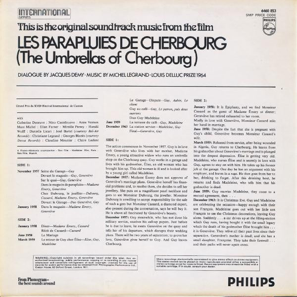 Michel Legrand : Les Parapluies De Cherbourg (The Umbrellas Of Cherbourg) - (Original Soundtrack) (LP, Album, RE)