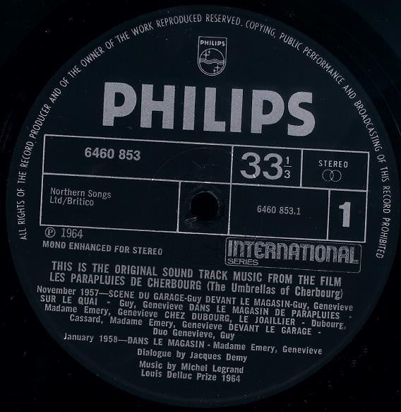 Michel Legrand : Les Parapluies De Cherbourg (The Umbrellas Of Cherbourg) - (Original Soundtrack) (LP, Album, RE)