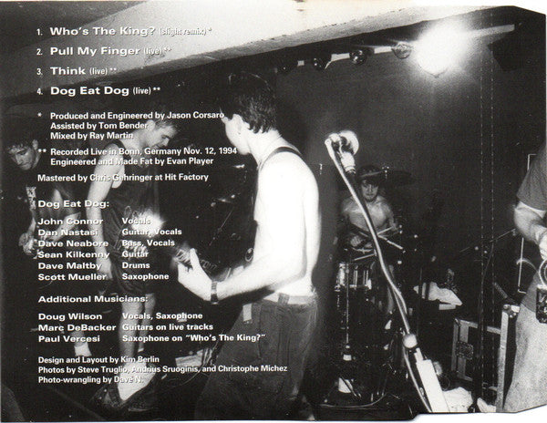 Dog Eat Dog : Who's The King? (CD, Maxi)