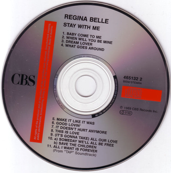 Regina Belle : Stay With Me (CD, Album)