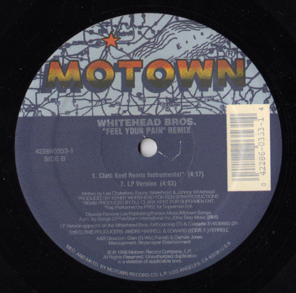Whitehead Bros. : Feel Your Pain (Remix) (12")