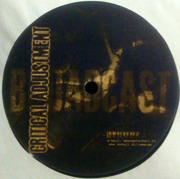 Critical Adjustment : Pt2 2DEEP4U (12")