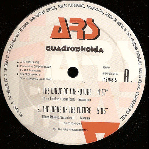 Quadrophonia : The Wave Of The Future (12")