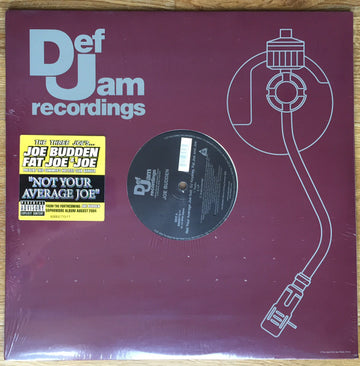 Joe Budden Feat. DJ Kayslay*, Fat Joe And Joe : Not Your Average Joe (12")