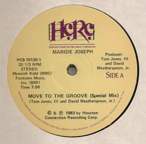 Margie Joseph : Move To The Groove (12")