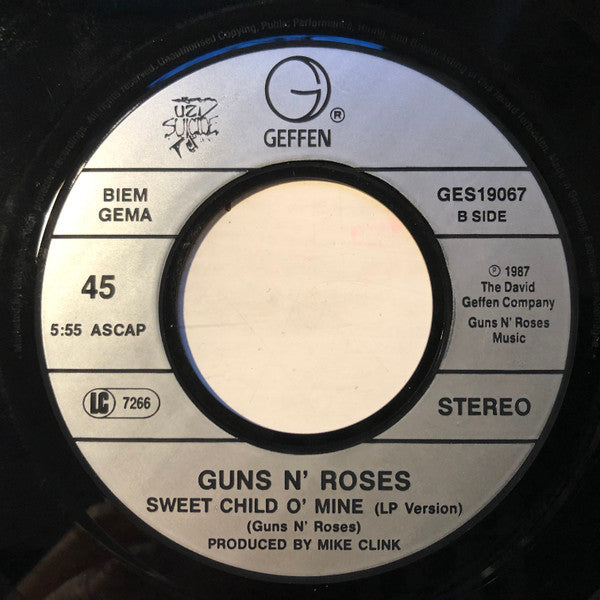 Guns N' Roses : November Rain (7", Single)