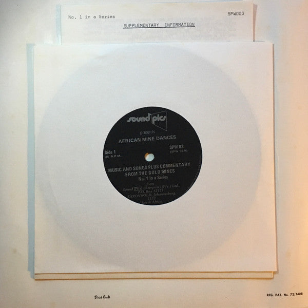 Various : African Dances (7", S/Edition)