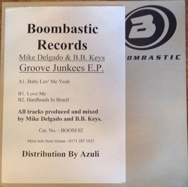 Mike Delgado & B.B. Keys : Groove Junkees (12", W/Lbl)
