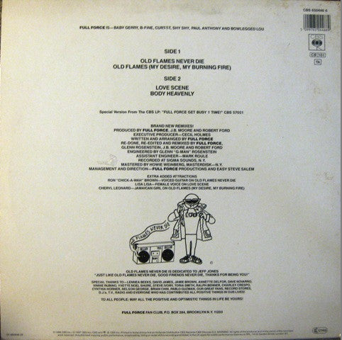 Full Force : Old Flames Never Die (12")