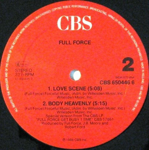 Full Force : Old Flames Never Die (12")