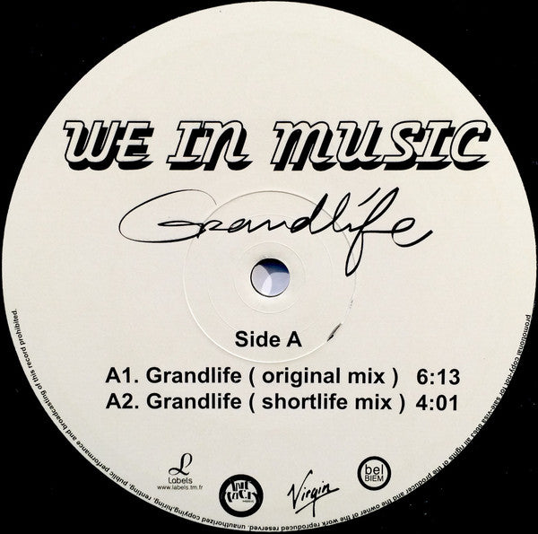 We In Music : Grandlife (12", Promo)
