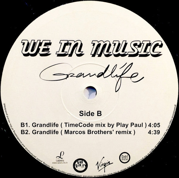 We In Music : Grandlife (12", Promo)