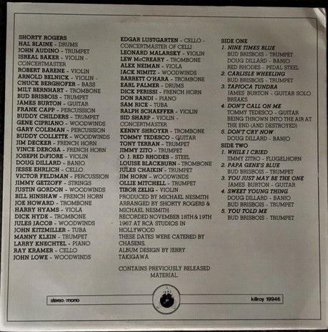 Michael Nesmith : The Wichita Train Whistle Sings (LP, Album, RE)