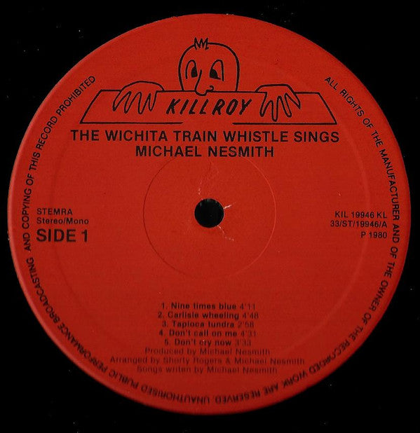 Michael Nesmith : The Wichita Train Whistle Sings (LP, Album, RE)
