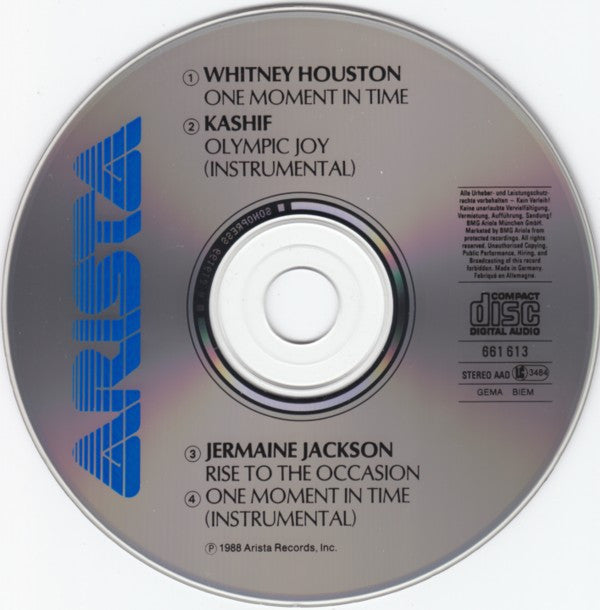 Whitney Houston : One Moment In Time (CD, Maxi)