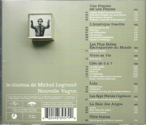 Michel Legrand : Le Cinéma De Michel Legrand Nouvelle Vague (CD, Comp)