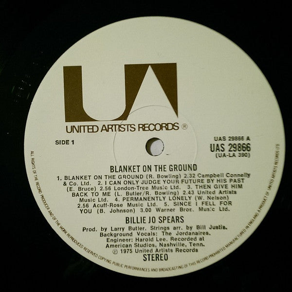 Billie Jo Spears : Blanket On The Ground (LP)