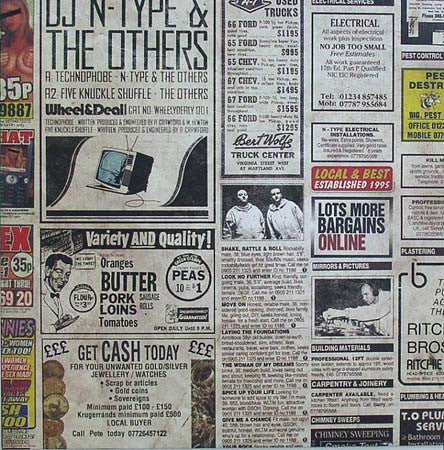 N-Type & The Others (7) : Technophobe / Five Knuckle Shuffle (12")