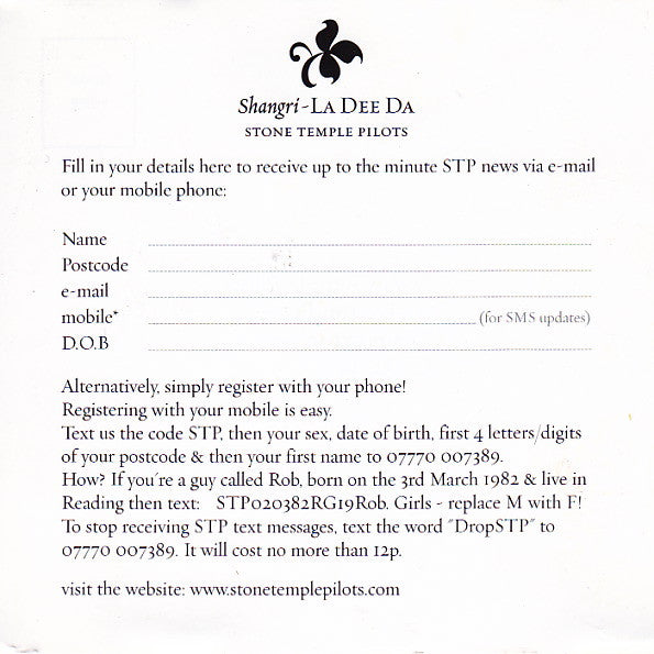 Stone Temple Pilots : Days Of The Week (CD, Maxi, Enh)