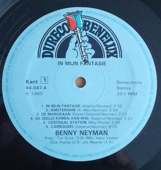 Benny Neyman : In Mijn Fantasie (LP, Comp)