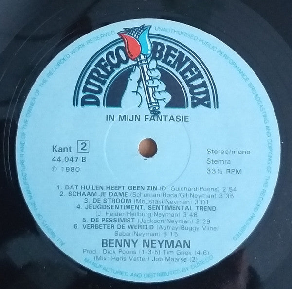 Benny Neyman : In Mijn Fantasie (LP, Comp)