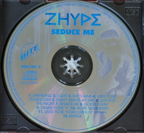 Zhype : Seduce Me (CD, Album)