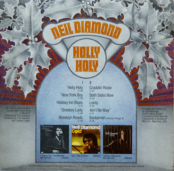 Neil Diamond : Holly Holy (LP, Comp)