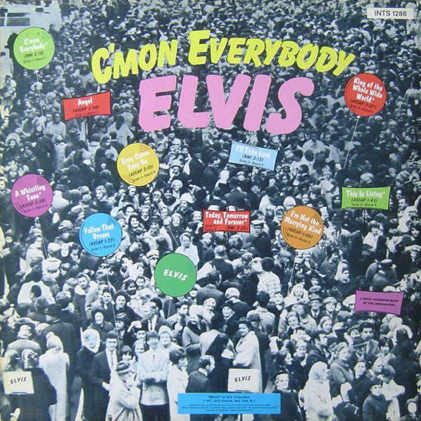 Elvis Presley : C'mon Everybody (LP, Comp)
