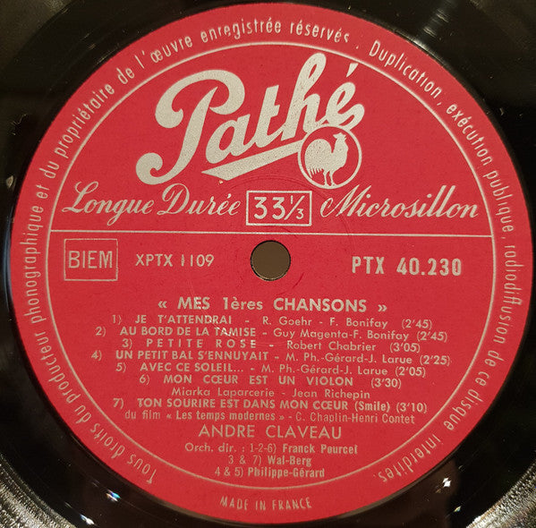 André Claveau : Mes Premières Chansons (LP, Comp, RE)