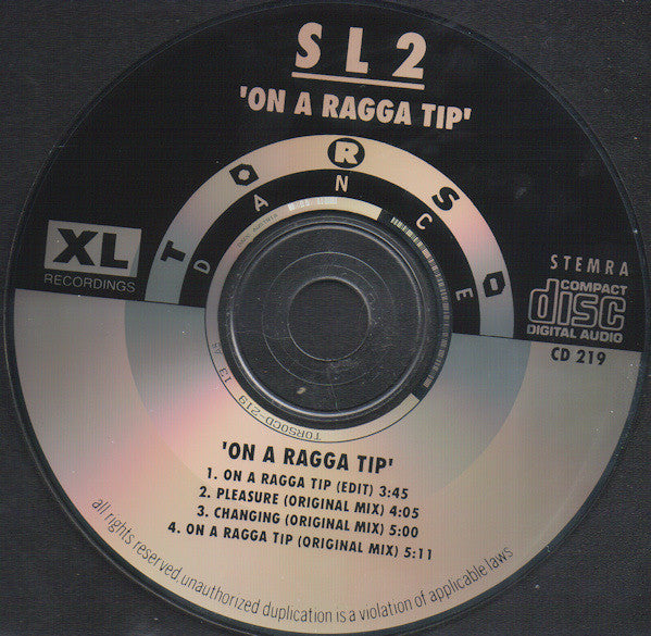 SL2 : On A Ragga Tip (CD, Maxi)