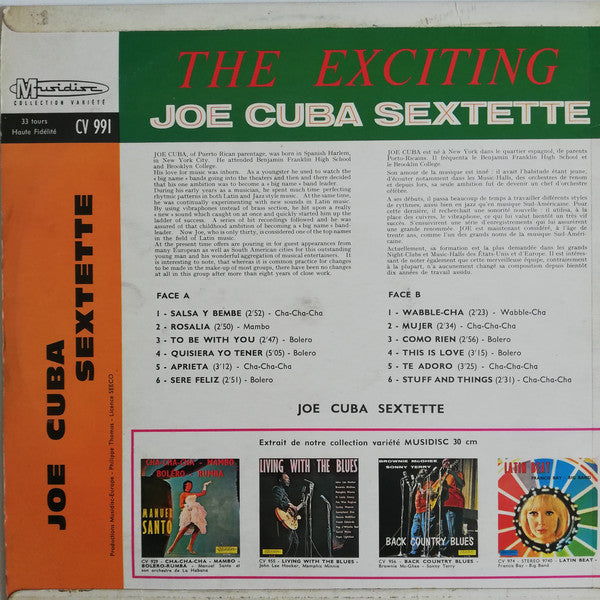 Joe Cuba Sextet : The Exciting (LP, Comp)