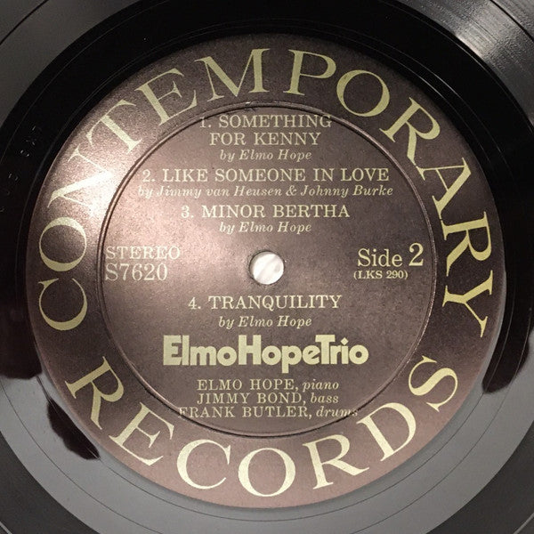 Elmo Hope : With Frank Butler And Jimmy Bond (LP, Album, RE, RM, Hol)